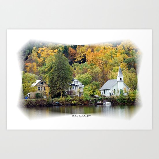 Along the Gatineau Art Print