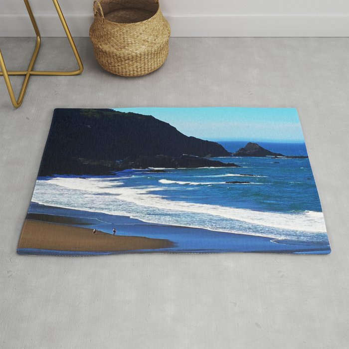 Walk On The Beach Rug