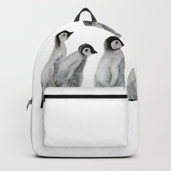 Little penguin says NO I am not going with you Backpack