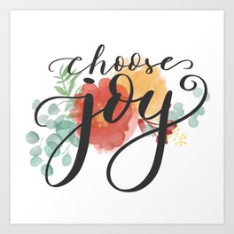 Choose Joy // Digital Download // Wall Art // Printable Art