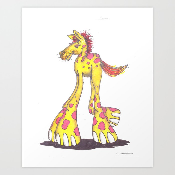 Mustangaroo Art Print