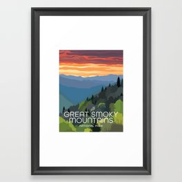 Great Smoky Mountains National Park Framed Art Print