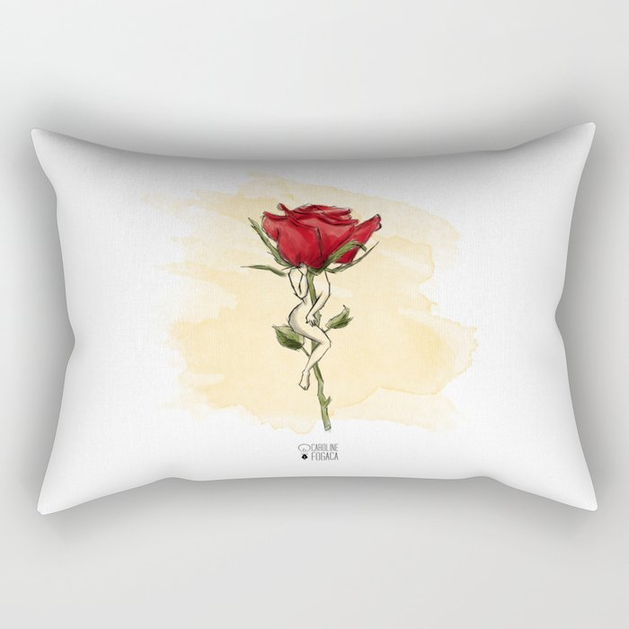 Rose body Rectangular Pillow