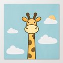 Kawaii Cute Giraffe Leinwanddruck