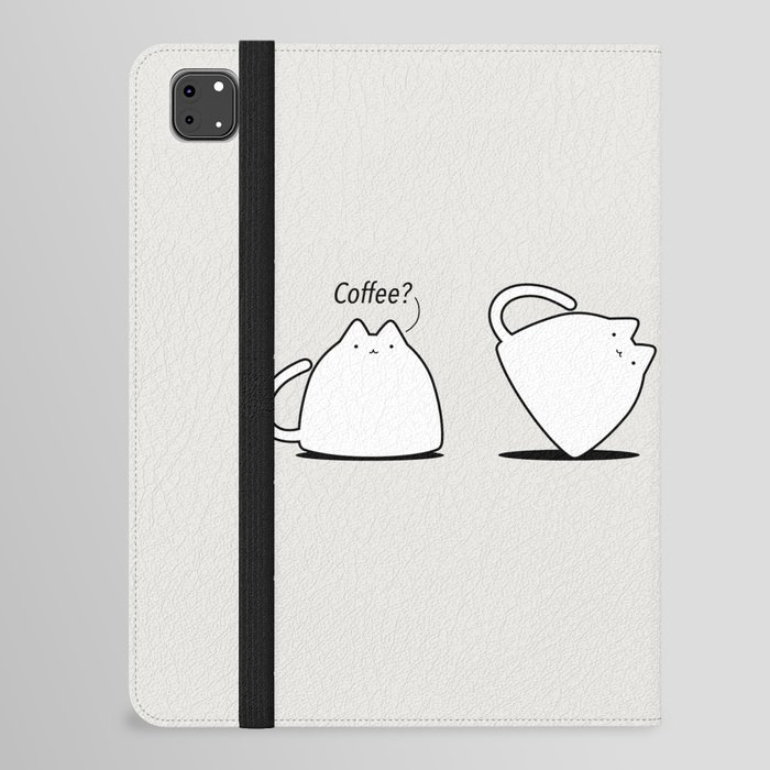 Coffee Cat 3: Coffee? iPad Folio Case