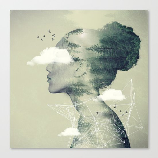 Geo Dress Canvas Print