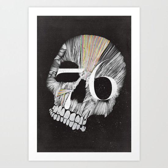 Skulltones Art Print