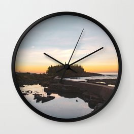 Artists' Point Sunrise | Grand Marais Minnesota Wall Clock