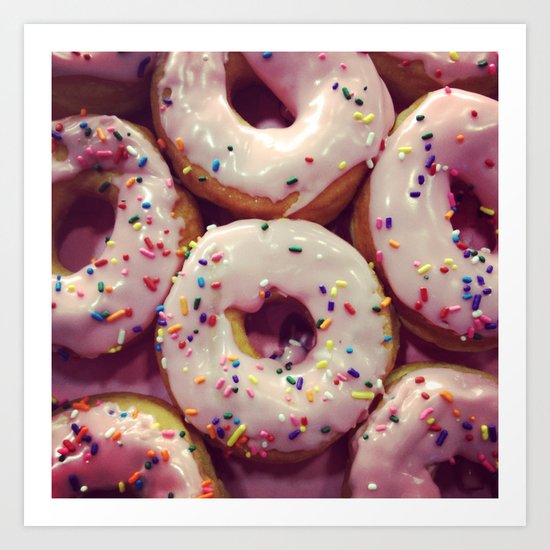 Donuts Art Print