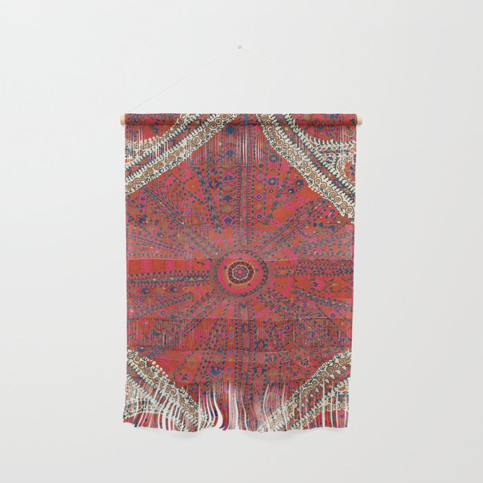 Suzani Textile Uzbekistan 18th Century Wall Hanging