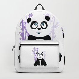 Panda Girl - Purple Backpack