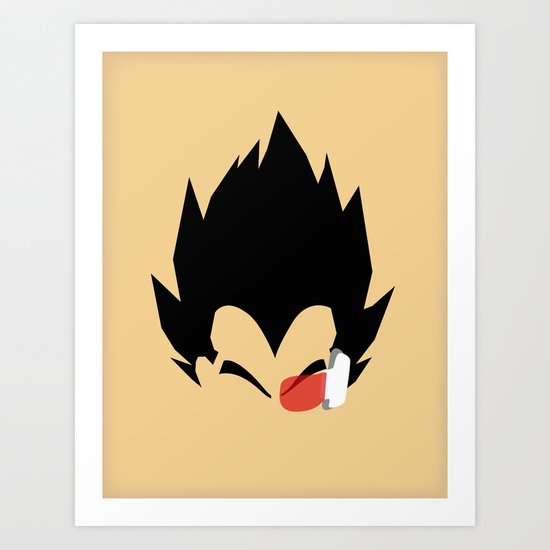 Saiyan Prince (Vegeta) Art Print