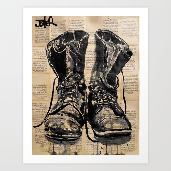 these old boots Art Print