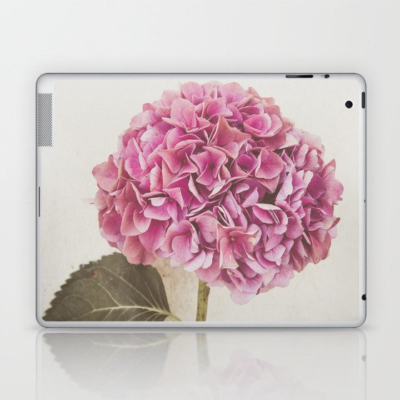 Beautiful Pink Hydrangea Laptop & iPad Skin