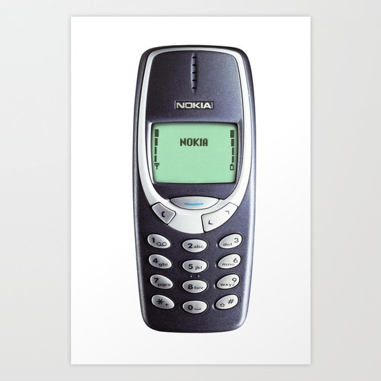 VINTAGE PHONE Art Print