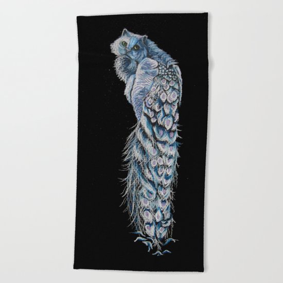 Goddess of Many Eyes 2 Beach Towel