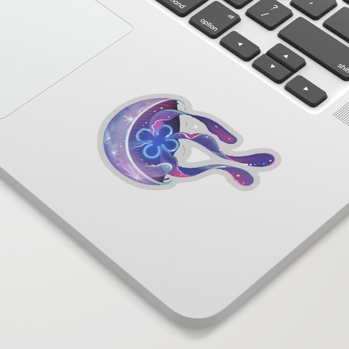 Moon jelly Sticker