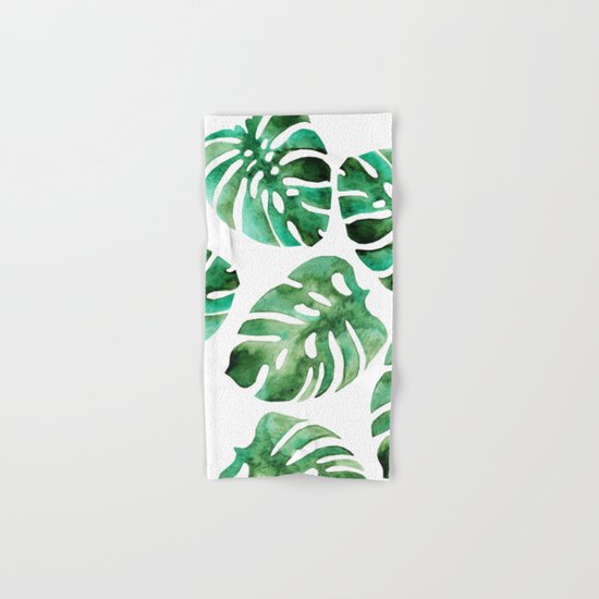 Monstera Hand & Bath Towel