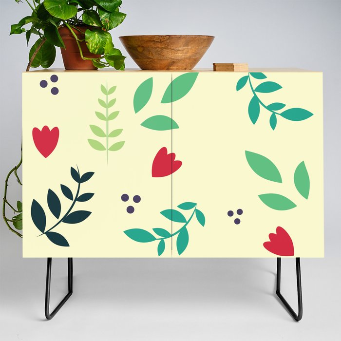 Lovely Floreal pattern Credenza