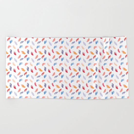 Hands Beach Towel