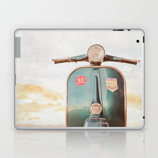 The Blue Vespa Laptop & iPad Skin