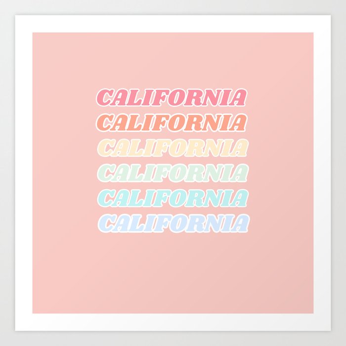 california Art Print