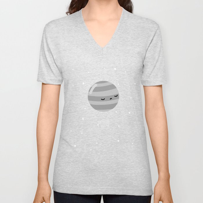 Pluto V Neck T Shirt