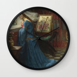 John William Waterhouse - Fair Rosamund Wall Clock