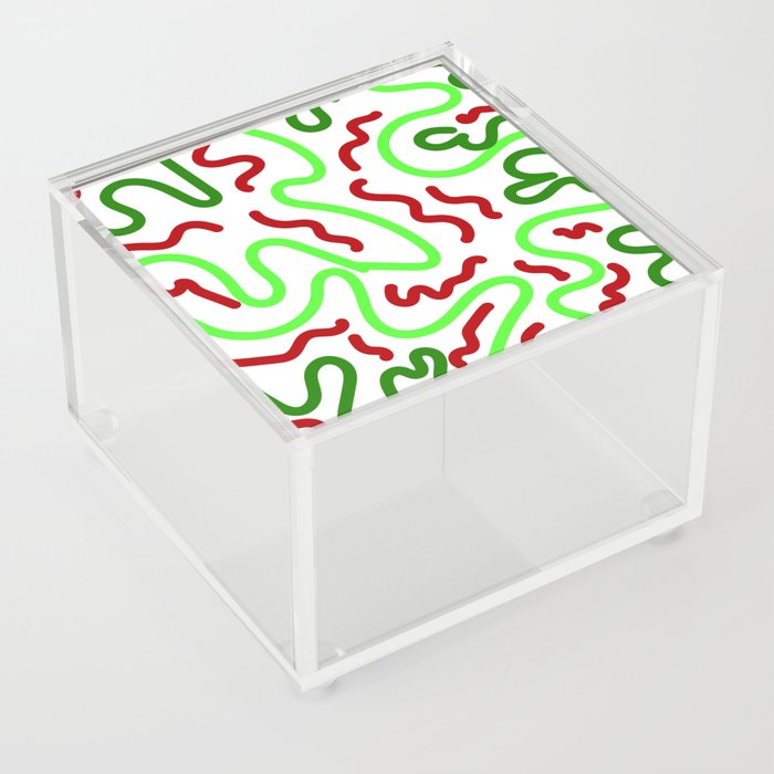 7   Abstract Shapes Squiggly Organic 220520 Acrylic Box