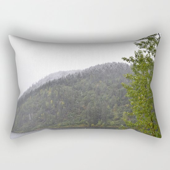 Season's First Snow Rectangular Pillow