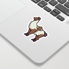 Llama Pixel Sticker