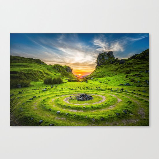 Fairytale Landscape, Isle of Skye, Scotland Canvas Print