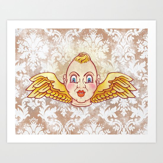 Cherub Kewpie Art Print