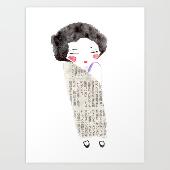Kimono Art Print