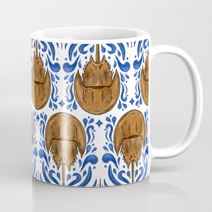 Horseshoe Crab Pattern Coffee Mug