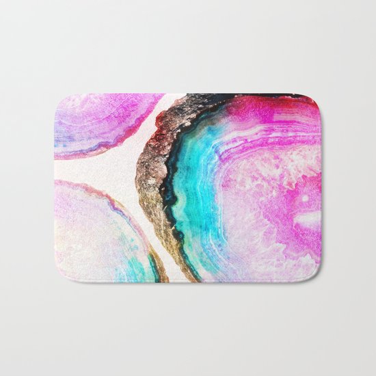 Agate Pattern #society6 #decor #buyart Bath Mat