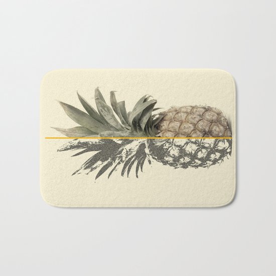 Double Pineapple Bath Mat