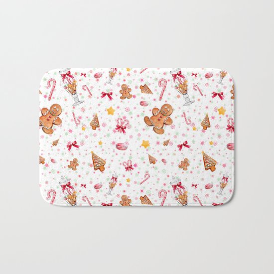 Gingerbread Bath Mat