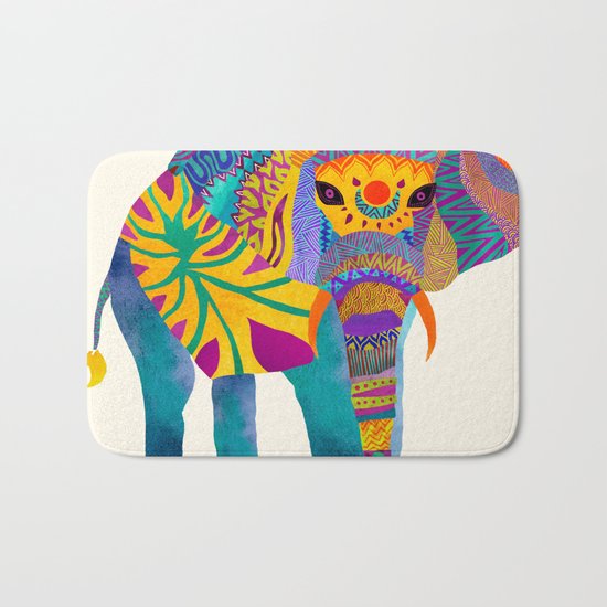 Whimsical Elephant Bath Mat