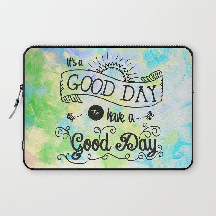 It's a Colorful Good Day by Jan Marvin Laptop Sleeve