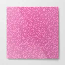 Trendy Geometric 80's 90's Retro Party Pink Metal Print | Trendy, 80Sfashion, Retro, Graphicdesign, 80Steenroom, Bohocrazybliss, 80Saesthetic, 90S, 80Sdormroom, Retroparty 
