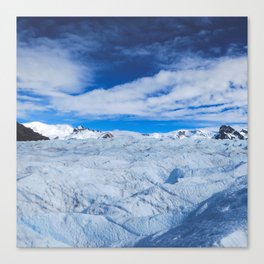 Argentina Photography - Snowy Mountains In The Southern Parts Of Argentina Canvas Print