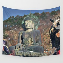 Bronze Buddha Statue | Zen Buddhism | Spiritual | Meditate | Peaceful | Namaste | Asia | Travel Photography Art Wall Tapestry