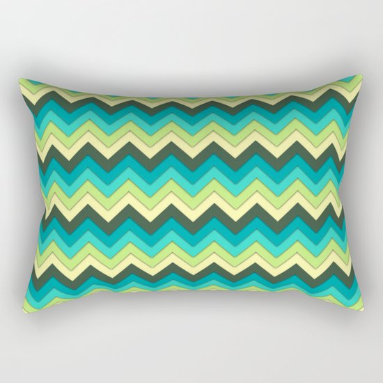 Multicolor Pattern Rectangular Pillow