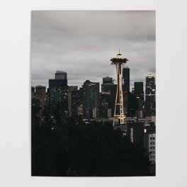 Seattle Skyline Poster