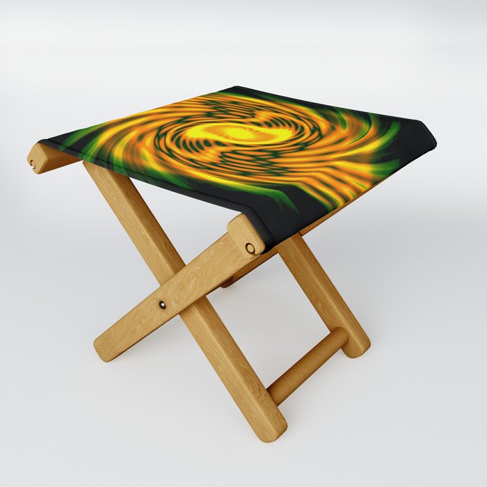 Phoenix Birth Abstract Folding Stool By Metaphysicalcommonsense
