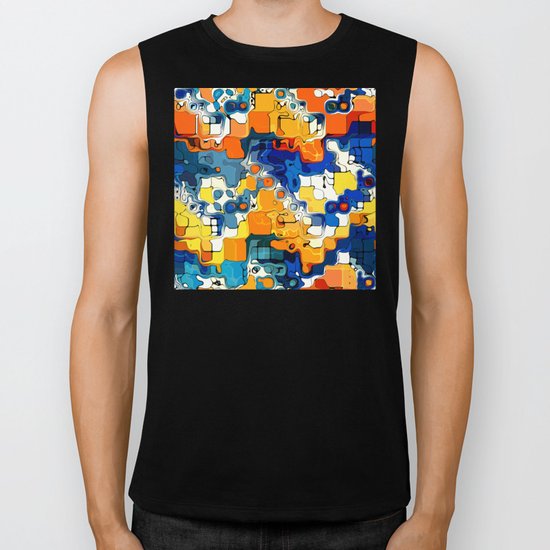 Creative Colors Design Biker Tank