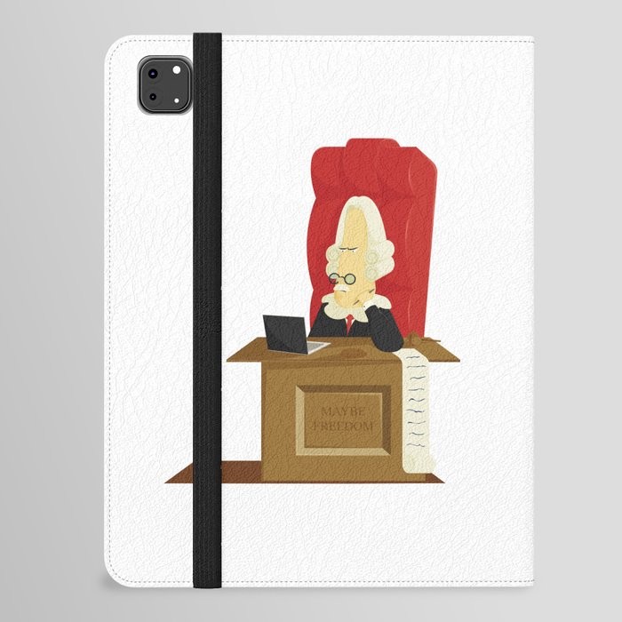 Judgement from Home Office. iPad Folio Case