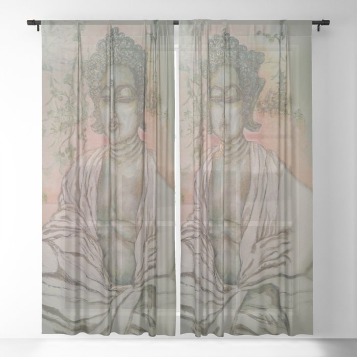 Buddha Sheer Curtain