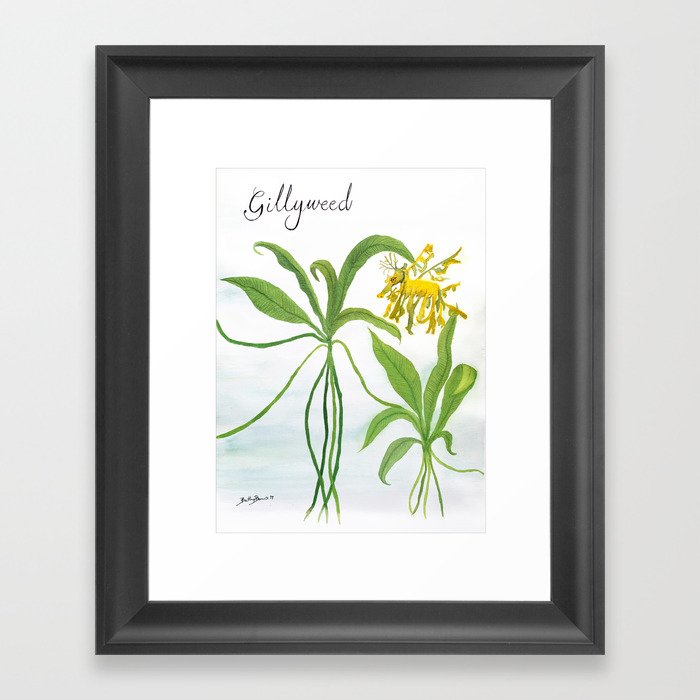 Gillyweed Botanical Art Framed Art Print